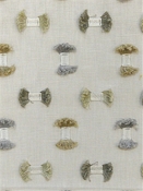 Frayed 145 Travertine Clipped Embroidery